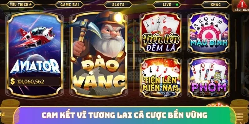 Cam kết vì tương lai cá cược bền vững