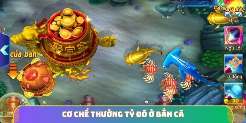 Cơ chế thưởng tỷ đô ở bắn cá
