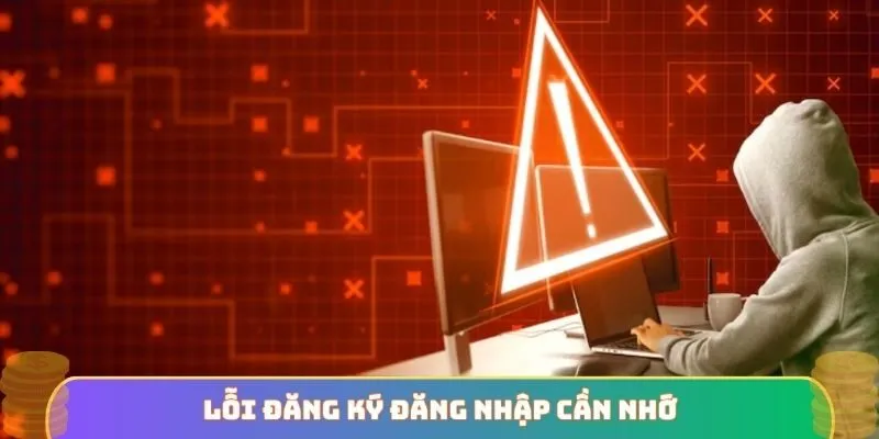 Lỗi đăng ký, đăng nhập cần nhớ